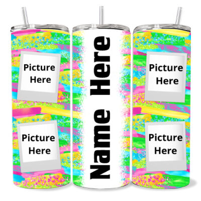 20oz Rainbow Custom Tumbler Thumbnail